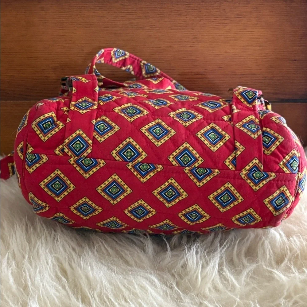 Vera Bradley ‘Bancroft Flowering Paisley Goji Berry’ Mini Backpack